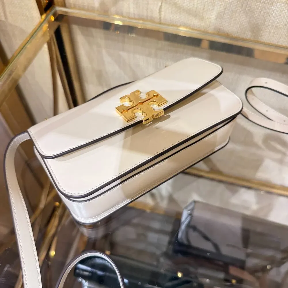 Tory Burch SMALL ELEANOR RECTANGULAR BAG 158734 $550 New Cream - Picture 7 of 9